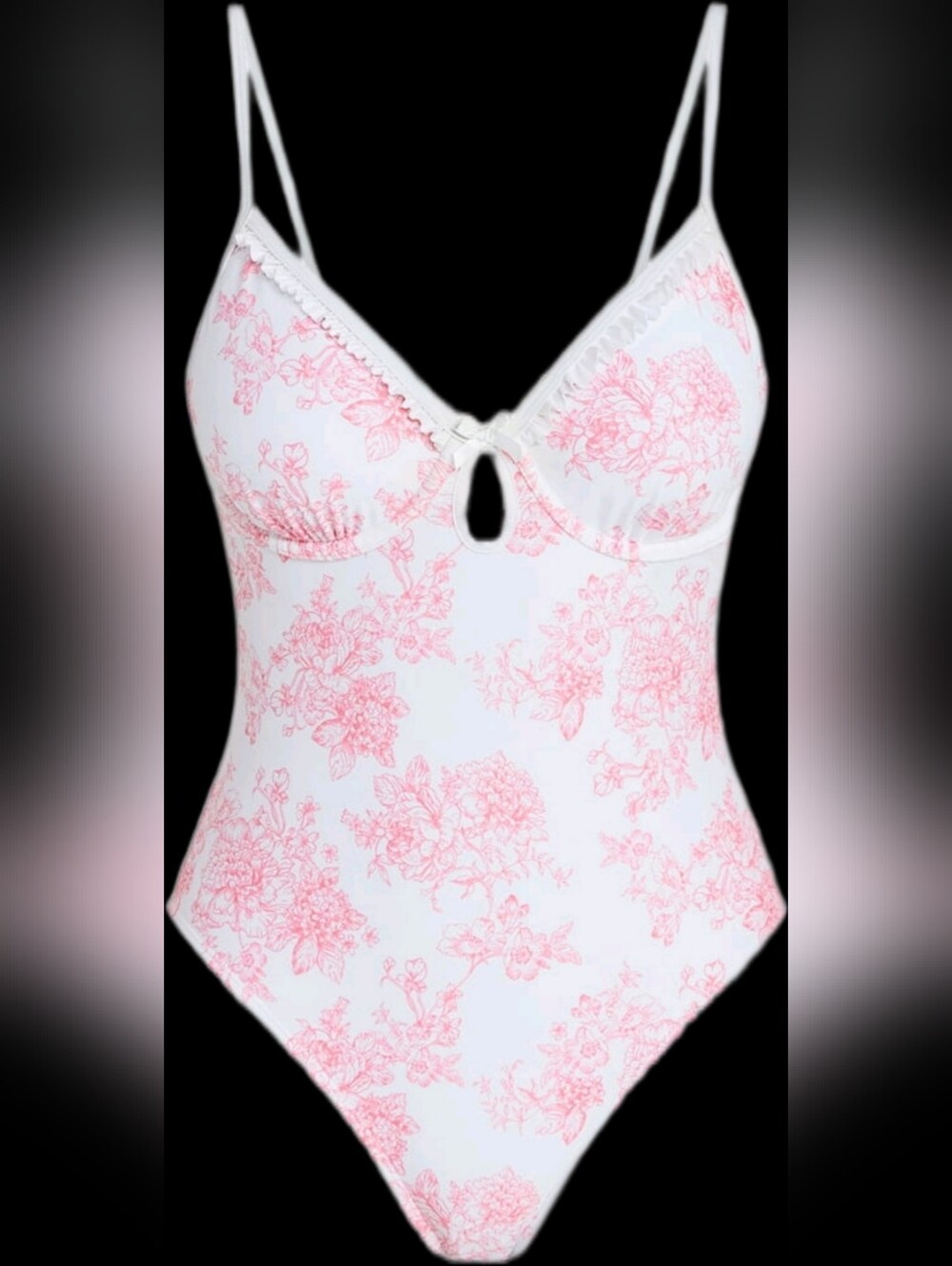 Cheeky Floral 1 Piece Swimsuit Sz XXS